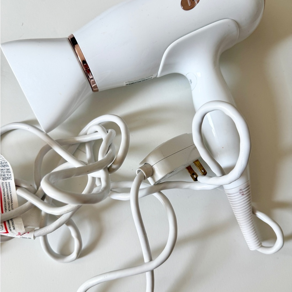 T3 Featherweight 3i Micro White Rose Gold Hair Dryer